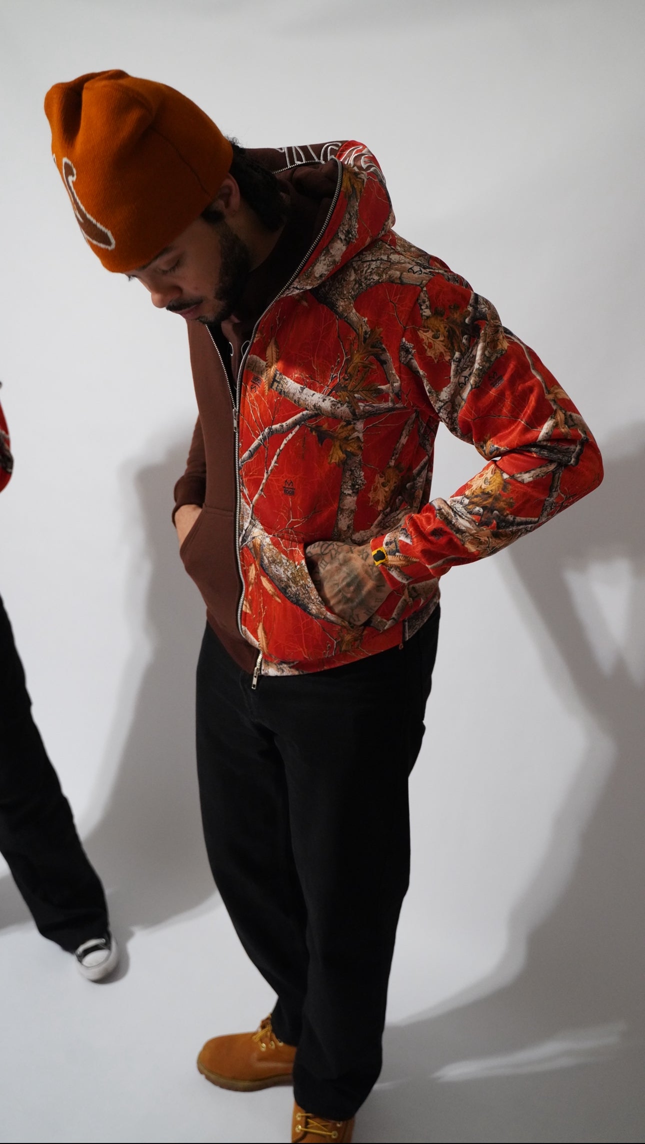 ORANGE "REAL TREE CAMO" FULLZIP