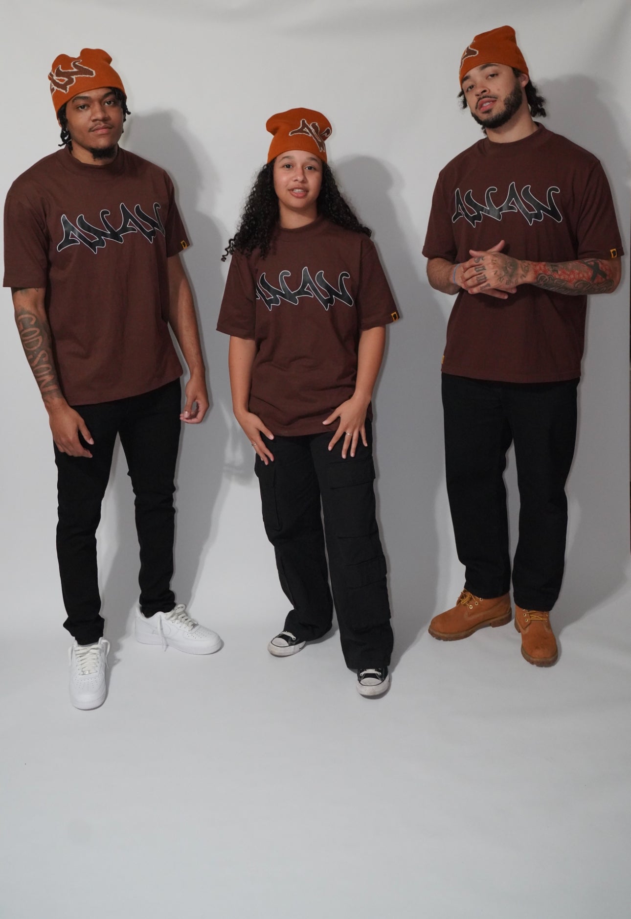 BROWN "ESSENTIAL" BOX CUT TEE