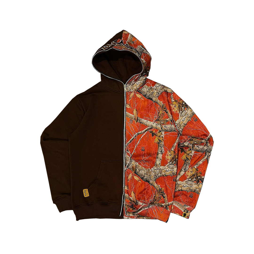 ORANGE "REAL TREE CAMO" FULLZIP