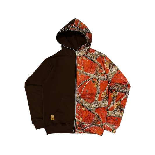 ORANGE "REAL TREE CAMO" FULLZIP